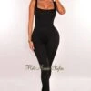 HMS Essential: Black Spaghetti Strap Perfect Fit Jumpsuit