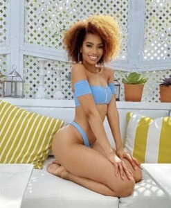 Iced Blue Textured Zipper Off Shoulder Bikini 5 Iced Blue Textured Zipper Off Shoulder Bikini -Miamis Style Shop iced blue textured zipper off shoulder bikini hot miami styles 610635