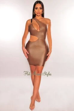 Latte Faux Leather Black Chain One Shoulder Cut Out Mini Dress 6 Latte Faux Leather Black Chain One Shoulder Cut Out Mini Dress -Miamis Style Shop latte faux leather black chain one shoulder cut out mini dress hot miami styles 612841