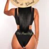 Natural Straw Embroidered “Love Is Good” Floppy Hat