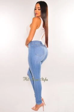 Off White Round Neck Sleeveless Bodysuit 7 Off White Round Neck Sleeveless Bodysuit -Miamis Style Shop off white round neck sleeveless bodysuit hot miami styles 636584