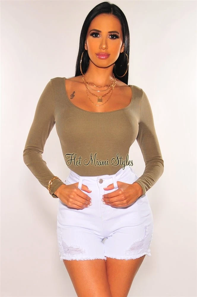 White Denim Ripped Biker Shorts 1 White Denim Ripped Biker Shorts