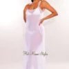 White Mesh Sheer Spaghetti Straps Maxi Dress Cover Up